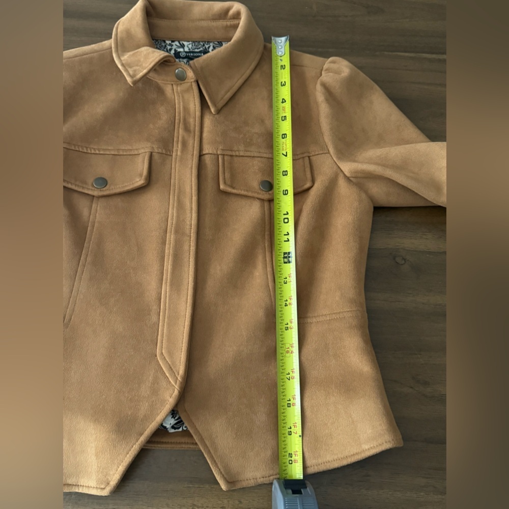 Versona  Faux Suede Jacket Small - Picture 10 of 10